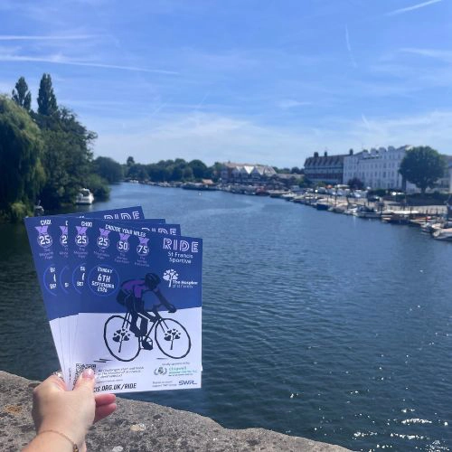 Cycling route photo