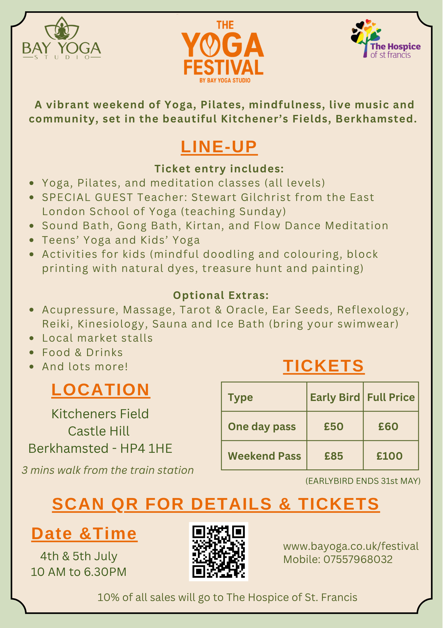 Bay Yoga Flyer