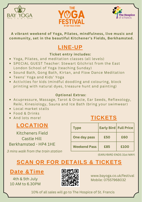 Bay Yoga Flyer