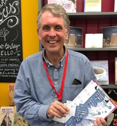 <h2 class="news-story-article-sub" style="text-align: center;">John, from Chesham, is a civil servant and has been volunteering at the bookshop since June 2020.</h2>