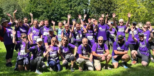 Group Of Ridgeway Walkers