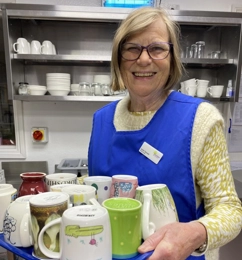 <h2 style="text-align: center;"><strong>I have a great loyalty to the Hospice – I’ll defend it to the end. It’s about belonging and being part of a loving caring place. I feel everybody here is my friend.”</strong></h2>