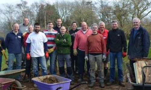 Corporate volunteers