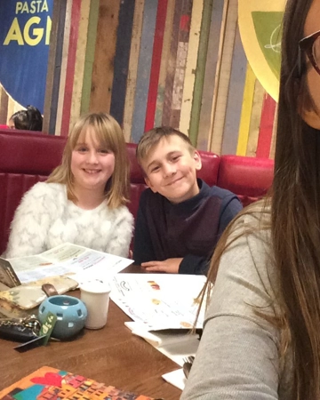 Emma With Her Three Children, B