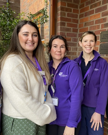 Wellbeing Team members smile